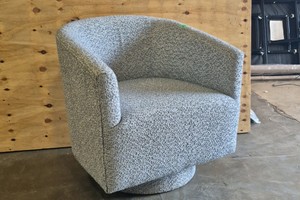 swivel barrel chair