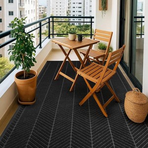 Front Door Mat Indoor Outdoor Entrance, 4 x 8 Heavy Duty Doormat Entryway  Absorbent Low Profile Welcome Mats Non-Slip, Trap Dirt Durable Mats for Home, Patio, Garage