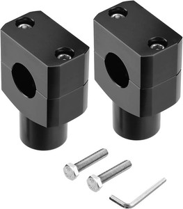 KEMIMOTO 78 Inch Motorcycle Handlebar Risers, Aluminum Alloy Motorcycle Risers fit ATV Dirt Bike, Compatible with Kawasaki Suzuki WR250F TW200, Universal Motorcycle Accessories