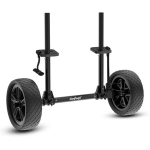 GanFindX Heavy Duty Kayak Cart Adjustable Foldable Trolley with Solid Durable Wheels Portable Canoe Transport Dolly with Secure Tie Down Straps for Easy Outdoor Travel