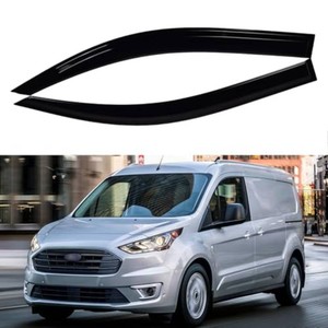 Window Visors Compatible with 2014-2023 Ford Transit Connect  Rain Guards Side Window Deflector, Tape-On Style, 4PCS