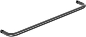 Ranbo 24 Inch Shower Door Handle, Single-Sided Towel Bar, Matte Black  304 Stainless Steel, Fits 14 12 Glass, 24 Hole Spacing, for Sliding Shower Doors, Tub Doors and Shower Enclosures