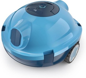 $140 Y10 Robotic Pool Cleaner,Cordless Pool Vacuum with 150 Mins Runtime,High Efficiency Dual Suction Power,Self-Parking&Smart Navigation for Above-Ground&Flat Inground Pools up to 1300 sq.ft