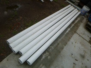 6 PVC Pipes