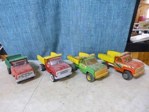 4 Vintage Tonka Trucks