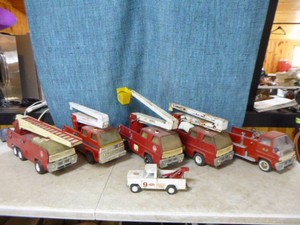 7 Vintage  Fire Trucks
