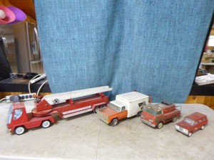 4 Vintage Fire Trucks