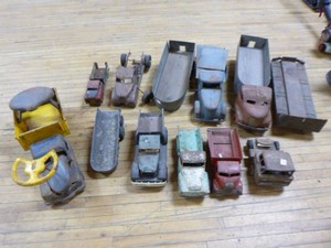 Vintage Toy Trucks and Trailers