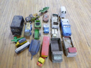 Vintage Toy Trucks and Cars