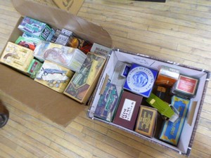 2 Boxes of Collectible Avon Bottles