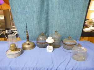 Vintage OilGas Lamps