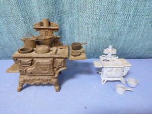 Vintage Mini Cast-Iron Stoves