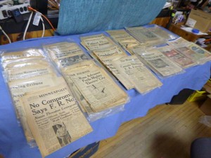 Lot of Vintage Newspapers