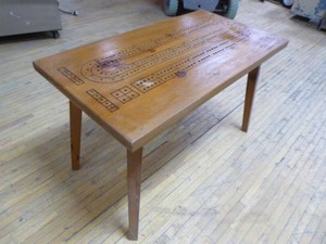 Cribbage Board Table