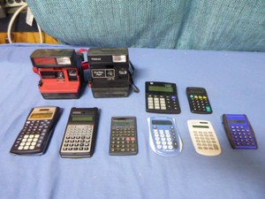 Cameras and Calculators