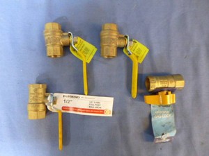 4 Brass Valves