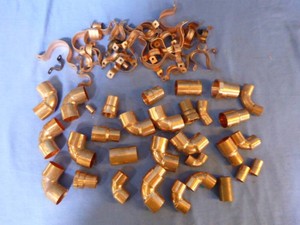 Copper Sweat Fittings and Pipe Straps