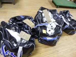 3 Totes Full of PVC Pieces