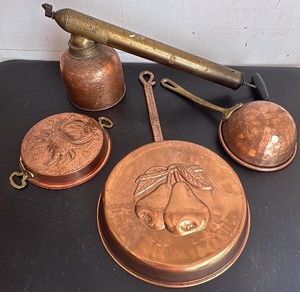 Copper Sprayer and Copper Pans
