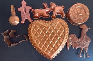 Collection of Vintage Copper Items