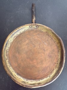Vintage Copper Frying Pan