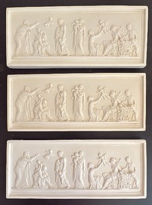 Three Plaques of The Ages of Love