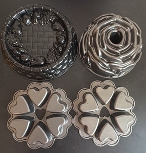 Four Nordic Ware Baking Pans