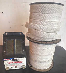 Fence Energizer and White Electric Fencing