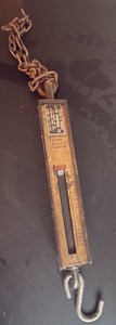 Vintage Spring Balance Hanging Scale