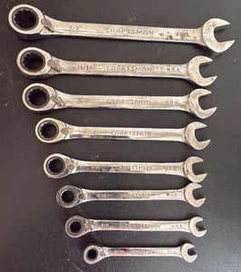 Craftsman Ratcheting Wrenches 8-Piece Set