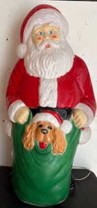Empire Santa Blow Mold