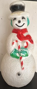 Snowman Blow Mold