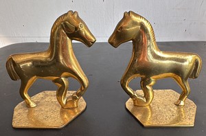 Vintage Brass Horses