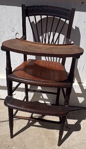 Vintage Wooden Highchair