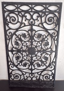 Large Cast Iron GrateWall Decor