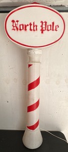 North Pole Sign Blow Mold