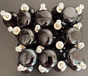 26 Black Knob Pulls