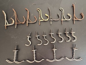 Vintage Wire Coat Hooks