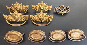 Vintage Brass Drawer Pulls