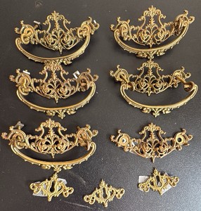Vintage Victorian Drawer Pulls