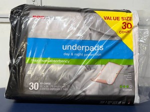NEW Cardinal Health Maximum Absorbency Underpads, 30-Count XX-Large 30x36 Disposable Pads WMoisture-Proof Barrier, Day &amp Night Protection, Bed, Chair, Wheelchair, Incontinence, Home Care &amp Medical Use