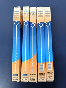 MSRP $600 NEW 10 Boxes Sage Traptex 7104 Cloth &amp Wipe Retrieval Hooks, 15 Per Box, 150 Total Disposable Hooks, For Traptex Toilet Plumbing Protection Systems, Removes Trapped Wipes &amp Cloths, Hospital &amp Commercial Restroom Use