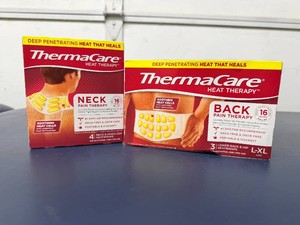 NEW ThermaCare Heat Therapy Wraps  Neck &amp Shoulder  Lower Back &amp Hip L-XL, Drug &amp Odor Free, Air-Activated Deep Penetrating Heat, Up To 16 Hours Pain Relief, 7 Total Heatwraps, EXP 2028