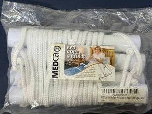 NEW MEDca Bed Rope Ladder Helper, Adjustable Pull-Up Bed Assist With Cushioned Non-Slip Hand Grips, 300-Lb Capacity, Helps Sit Up &amp Get Out Of Bed, Senior, Elderly, Injury Recovery &amp Home Health Mobility Aid