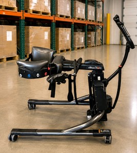 MSRP $5,500 Rifton TRAM 3-in-1 Patient Transfer, Sit-to-Stand & Supported Gait Training System WScale, 350-Lb. Capacity, Powered Mobile Rehabilitation & Patient Lift, WORKS GREAT - NO CHARGER - Small Hole In Upholstery (Shown in Pic)