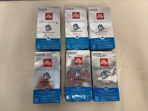 6x 10ct illy Espresso Capsules-Decaffeinato
