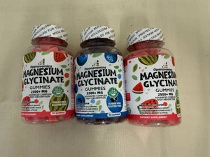 3x 90ct Magnesium Glycinate Gummies-Watermelon Blueberry
