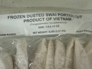 G. 5lbs Swai Portion Cut-Dusted