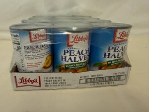 12x Libby Peach Halves