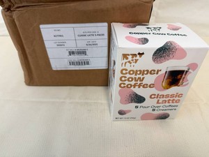 6x 5ct Copper Cow Coffee Classic Latte